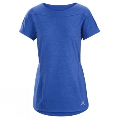Arc'teryx Taema Crew Rövid Ujjú - Női Ing - Kék (Magyarország WSJ315278)